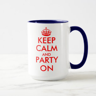 Birthday Mug with keep calm theme