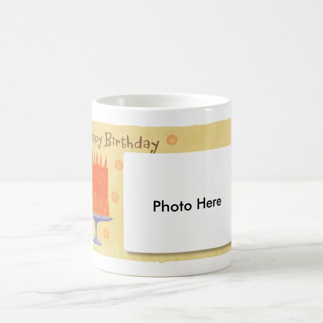 Birthday Mug with your photos (Center)