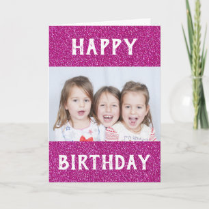 Birthday Mum World's Best Ever Kids Photo Card