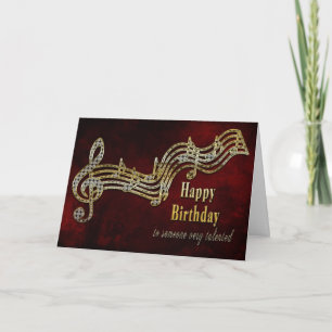 Birthday - Musical Notes