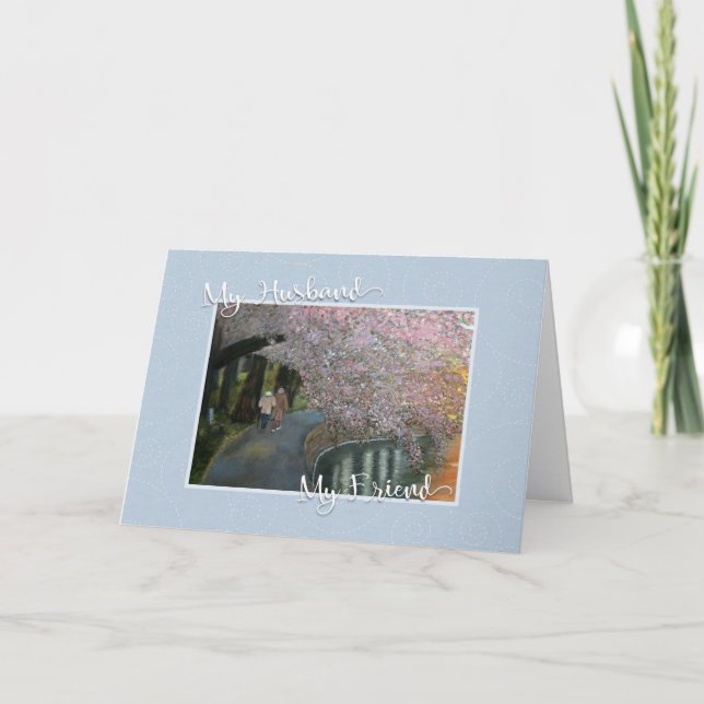 Birthday My Husband My Friend Card (Front)