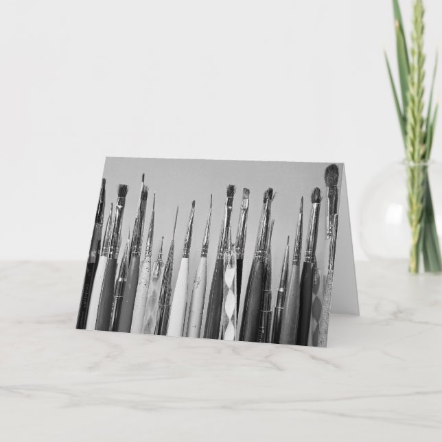 Birthday Nail Art Brush Collection Card (Front)