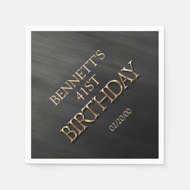 Birthday Napkin (Front)