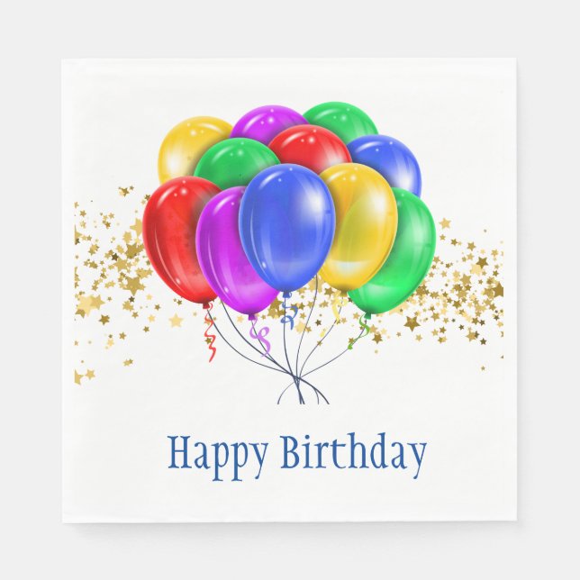 Birthday  napkin (Front)