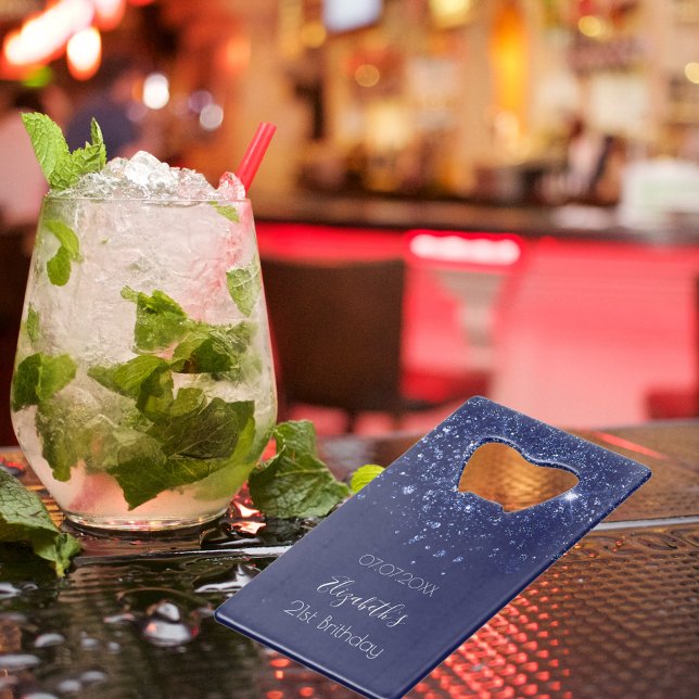 Birthday navy blue glitter dust name (Creator Uploaded)