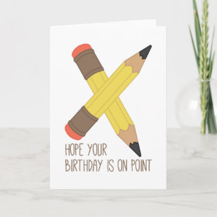 Birthday On Point! Card