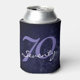 Birthday or Anniversary Purple Grunge EDITABLE Can Cooler