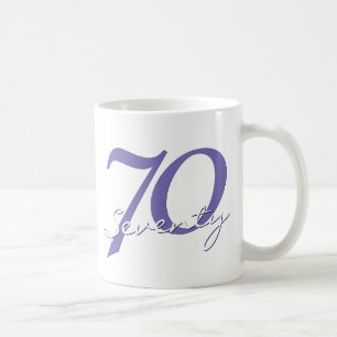 Birthday or Anniversary   Purple Grunge EDITABLE Coffee Mug