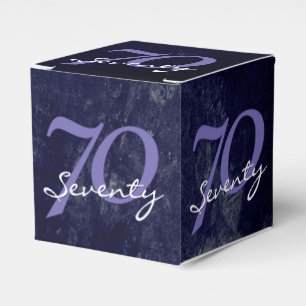 Birthday or Anniversary   Purple Grunge EDITABLE Favour Box