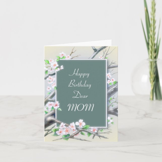 Birthday or Mother's Day Floral Card (Front)