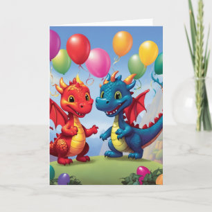 Birthday / or Other Parties-  Folded Greeting Card