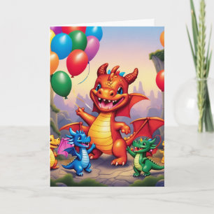 Birthday / or Other Parties- Folded Greeting Card