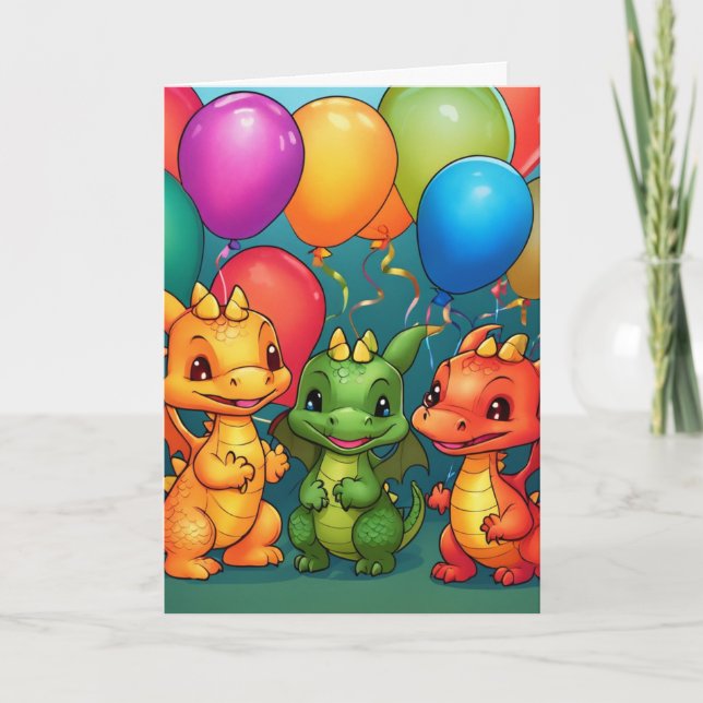 Birthday / or Other Parties-  Folded Greeting Card (Front)