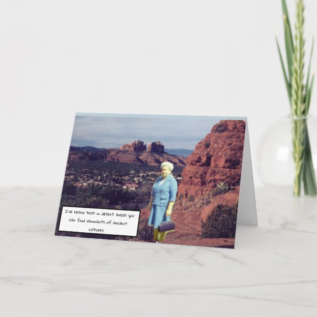 Birthday Over The Hill Card (Front)
