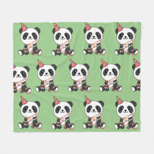 Birthday Panda For Kids A Birthday Fleece Blanket