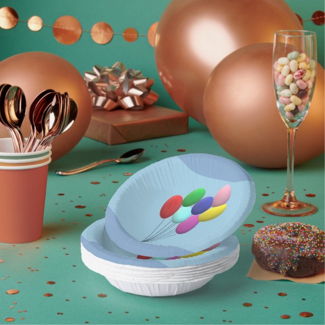 Birthday Paper Bowls (boy) Plate (Multi)