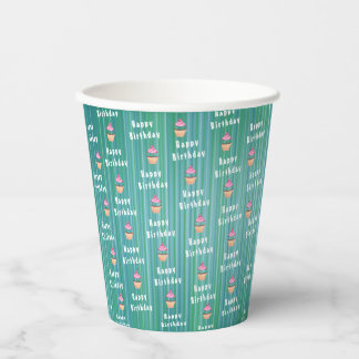 Birthday  paper cups