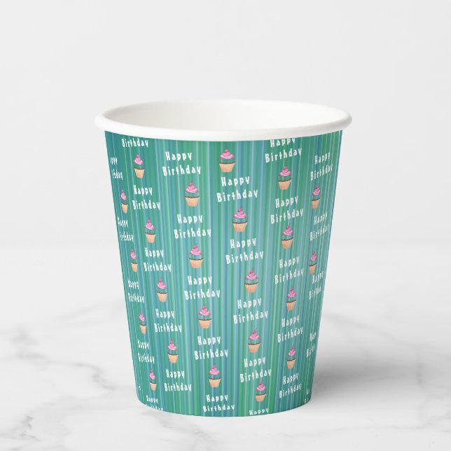 Birthday  paper cups (Front)