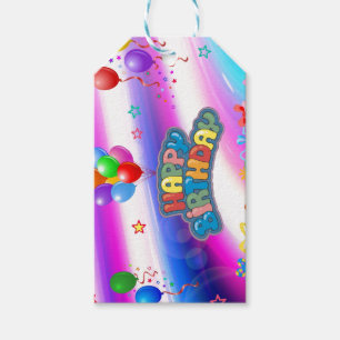 Birthday Paper Plates Square Sticker Napkins Gift Tags