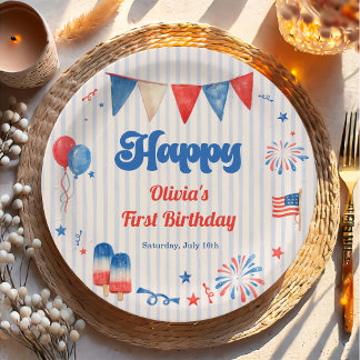 Birthday Party - 4th of Ju Paper Plates