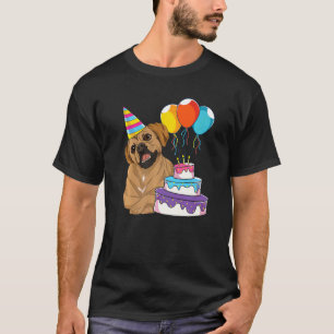 Birthday Party Animal Dog Owner Dog Cute Puggle T-Shirt