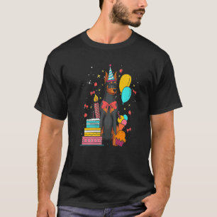 Birthday Party Animal  Dog Owner Pet  Doberman T-Shirt