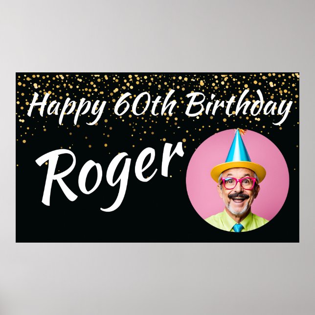 BIRTHDAY PARTY Banner  Poster (Front)