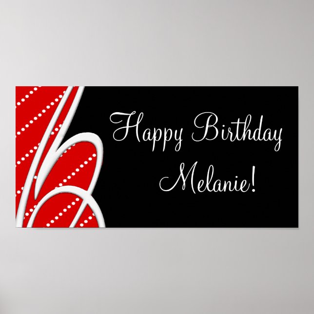 Birthday Party Banners Posters (Front)