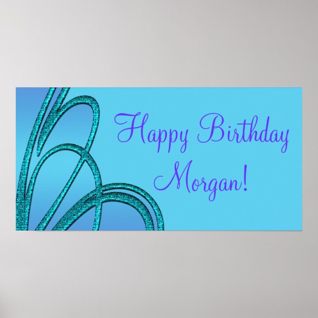 Birthday Party Banners Posters (Front)