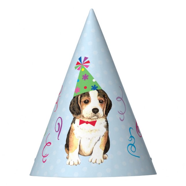 Birthday Party Beagle Hat (Front)