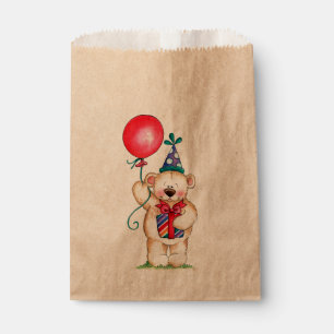 Birthday Party Bear Favour Bags