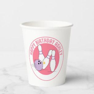 Birthday Party Bowling Party Paper Cup decoration
