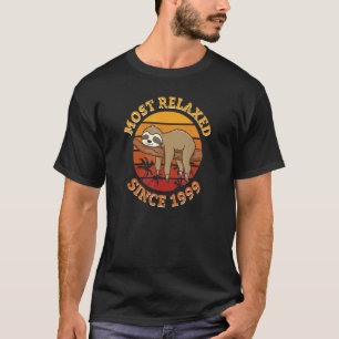 Birthday Party Cake 1999 Sloth Relax Zoo Animal Pa T-Shirt