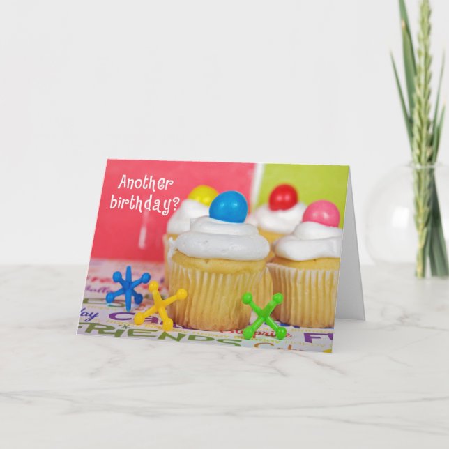 Birthday Party Cakes Card (Front)