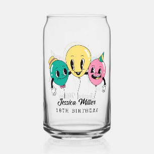 BIRTHDAY Party Can Glass