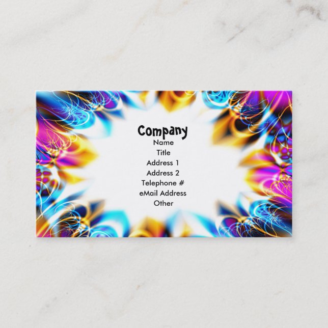 Birthday Party Celebration Business Card (Front)