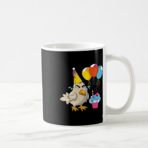 Birthday Party Celebration Cupcake Funny Farm Anim Coffee Mug