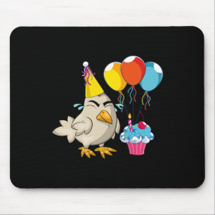 Birthday Party Celebration Cupcake Funny Farm Anim Mouse Mat