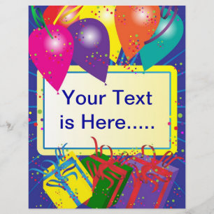 Birthday Party Design Flyer