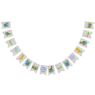 Birthday Party Flag Banner - Children's Parties