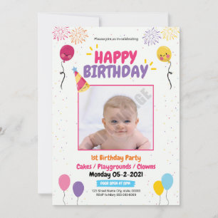 Birthday Party Flyer   Invitation