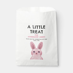 Birthday Party for Girls with Pink Bunny Favour Bags