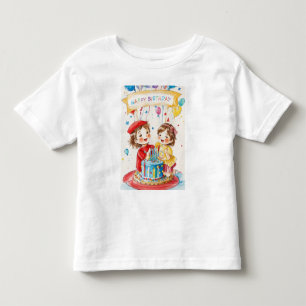 Birthday Party For Twins T-Shirt (Todler)