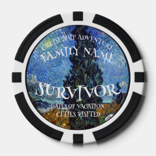 Birthday Party Girl Boy 2024 Mum Dad Grad Class Poker Chips