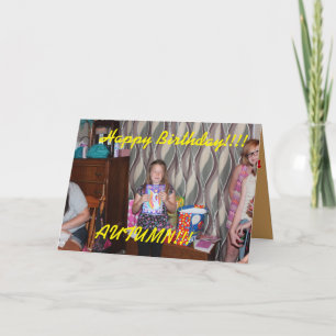 Birthday Party Greeting Card. Card