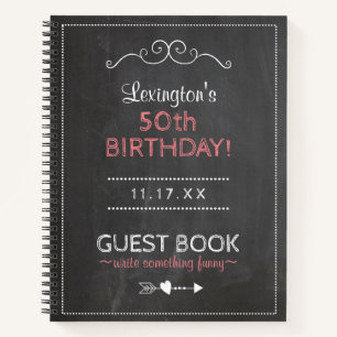 Birthday Party Guest Book Personalised