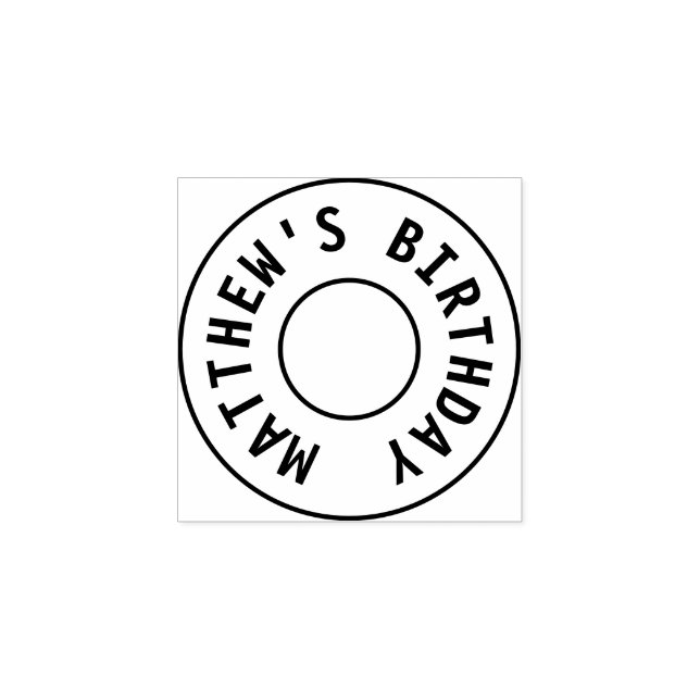 Birthday Party Hand Stamp (Imprint)