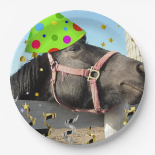 Birthday Party Horse Paper Plate