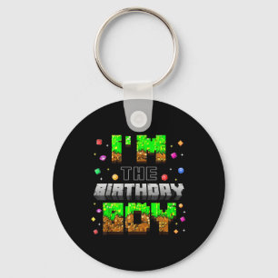 Birthday Party Im The Birthday Boy Game Pixel Boy  Key Ring