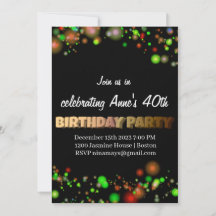 Birthday Party Invitation